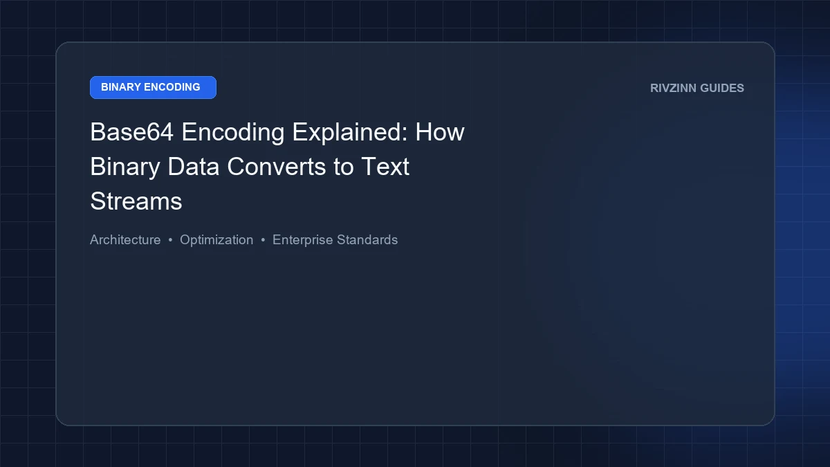 Base64 Encoding Explained
