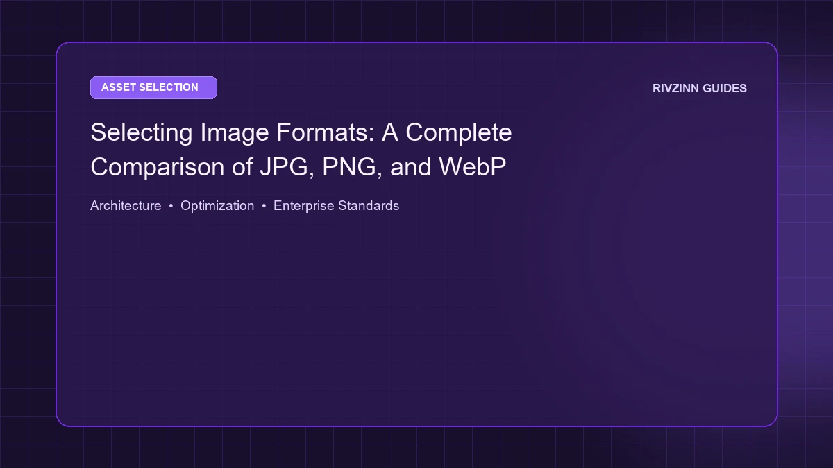 Selecting Image Formats