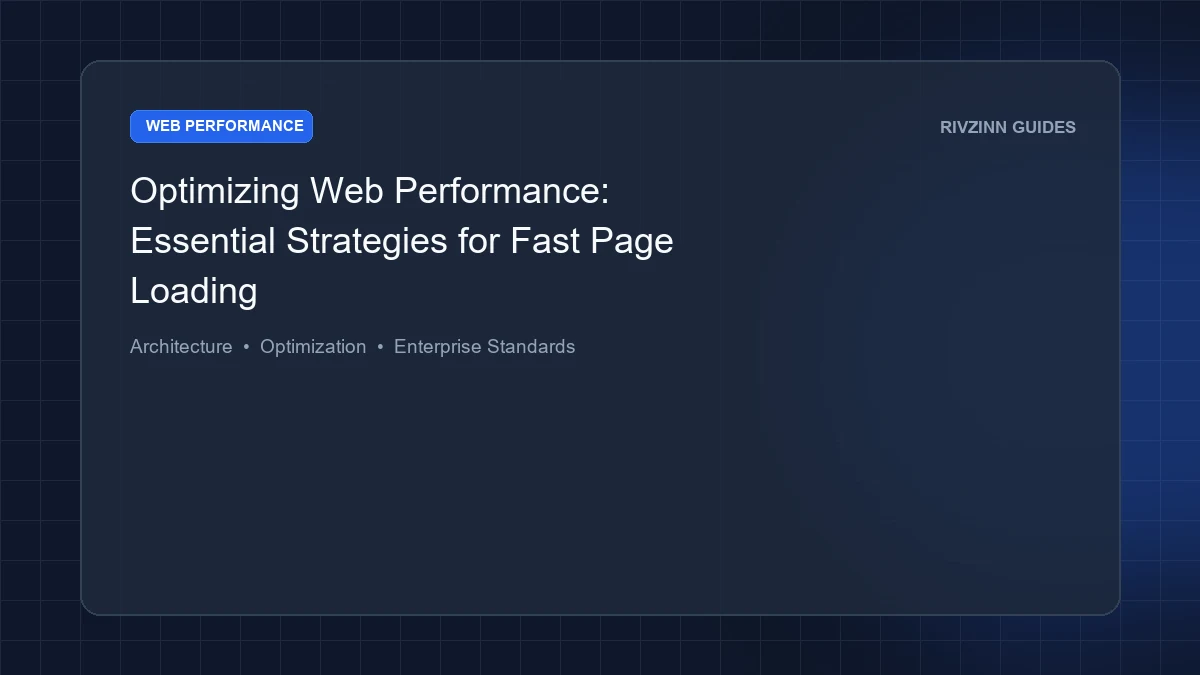 Optimizing Web Performance